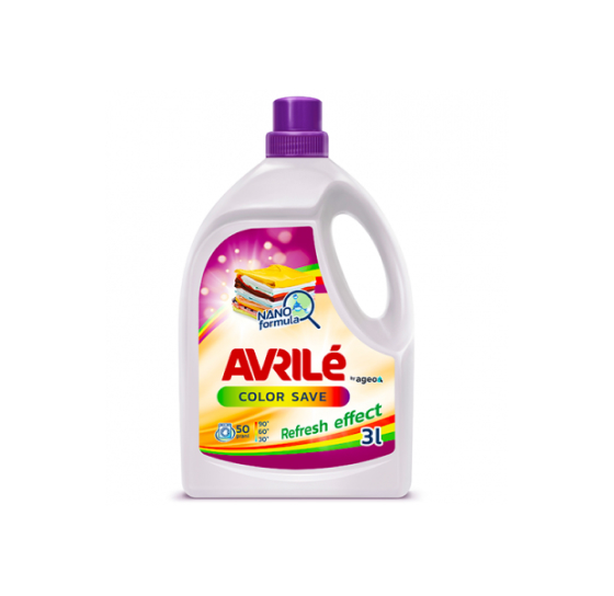 Гель для стирки цветного белья Avrile Color Save 3L (50 стирок)
